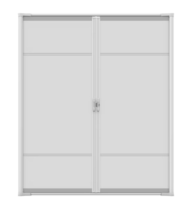 Larson Brisa 72-in X 80-in White Aluminum Retractable Screen Door – Arborb