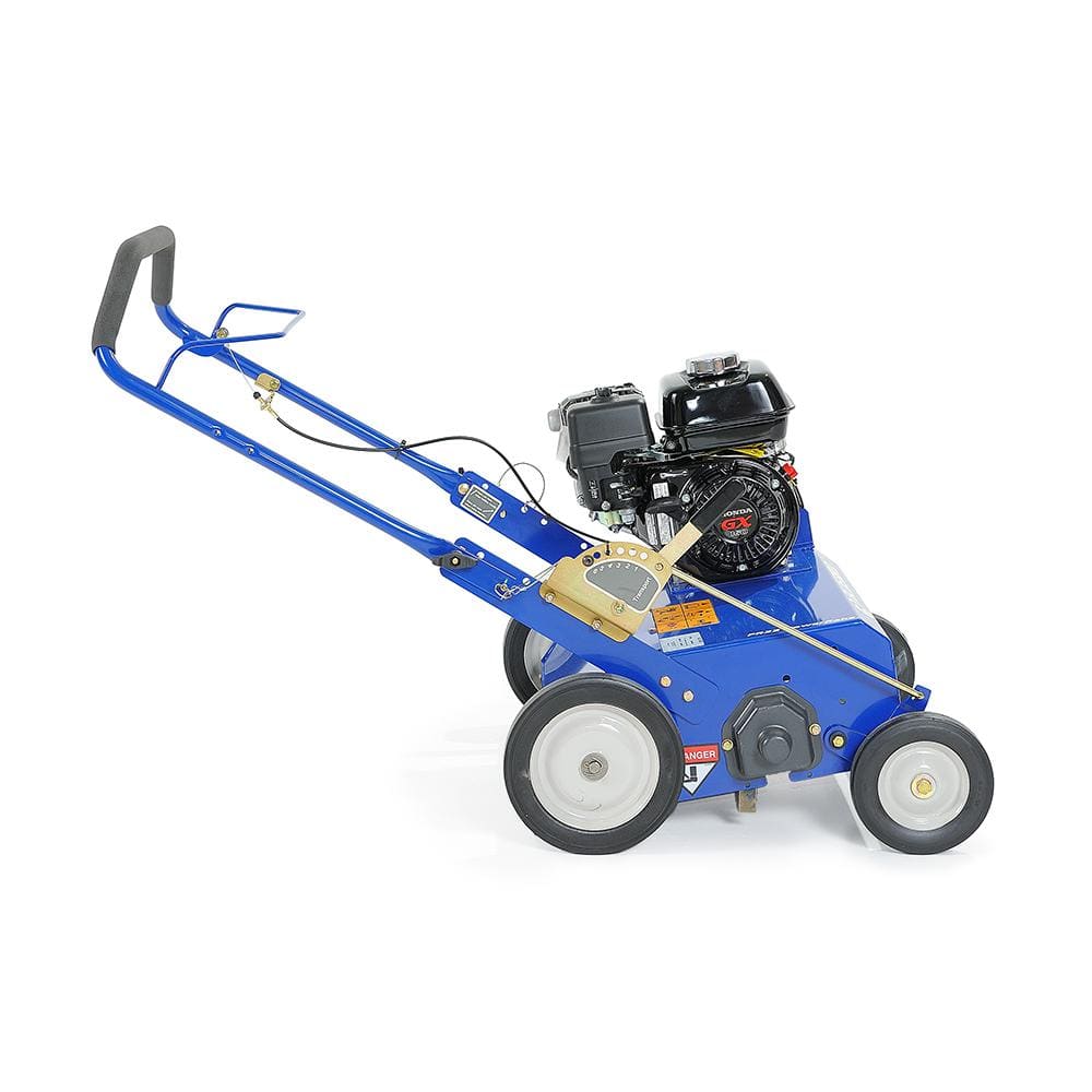 BLUEBIRD 22 in. 5.5 HP Gas Powered Power Rake-Dethatcher with Honda GX ...