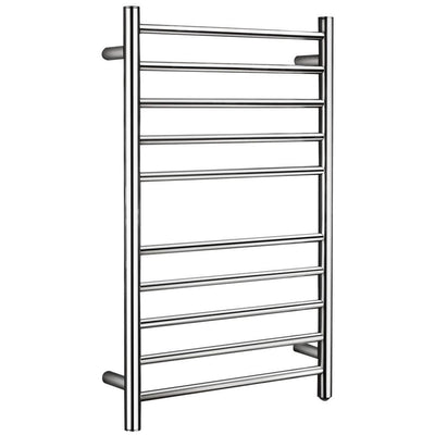 Bali Series 10-Bar Stainless Steel Wall Mounted Electric Towel Warmer in Polished Chrome - Super Arbor