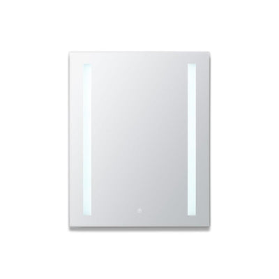 Royale Basic 24 in. W x 30 in. H Recessed or Surface Mount Medicine Cabinet with Single Door, LED Lighting, Left Hinge - Super Arbor