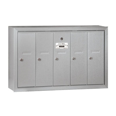 3500 Series Aluminum Surface-Mounted Private Vertical Mailbox with 5 Doors - Super Arbor